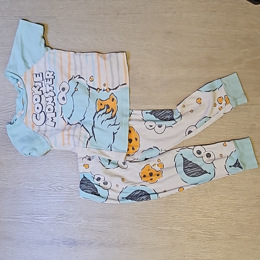 Cookie Monster 3T Pajama Set